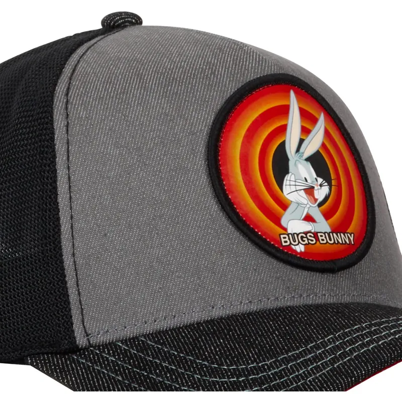 graue-und-schwarze-trucker-kappe-bugs-bunny-loo10-vbu-looney-tunes-von-capslab