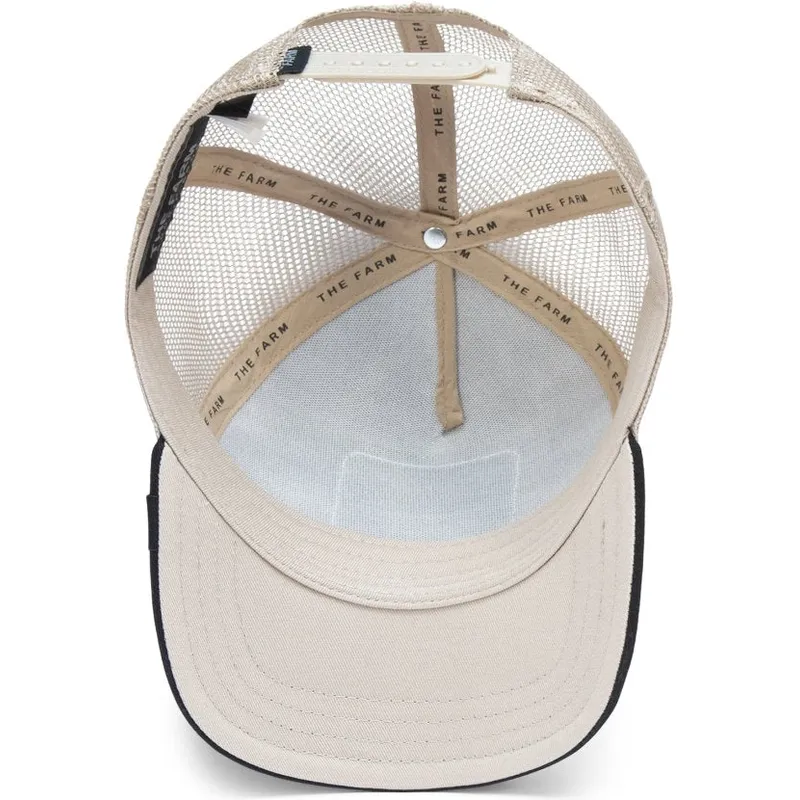 trucker-cap-beige-und-schwarz-pferd-the-mustang-the-farm-von-goorin-bros