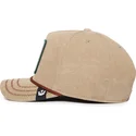 beige-gebogene-snapback-kappe-ente-lucky-duck-canvas-the-farm-von-goorin-bros