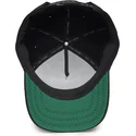 schwarze-snapback-kappe-mit-gebogenem-schirm-lowenmotiv-king-field-100-all-season-wool-the-farm-von-goorin-bros