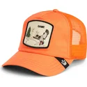 orangefarbene-trucker-kappe-ente-game-maybe-park-range-the-farm-von-goorin-bros
