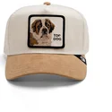 gorra-trucker-beige-hund-bernhardiner-top-dog-the-suede-st-bernard-the-farm-von-goorin-bros