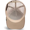 trucker-cap-beige-und-braun-skorpion-deadly-the-deadliest-scorpion-eco-brutalism-the-farm-von-goorin-bros