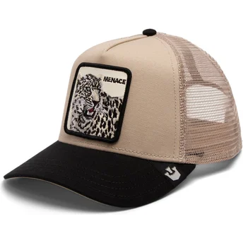 goorin-bros-beige-und-schwarze-trucker-kappe-leopard-menace-the-snow-leopard-big-cats-the-farm