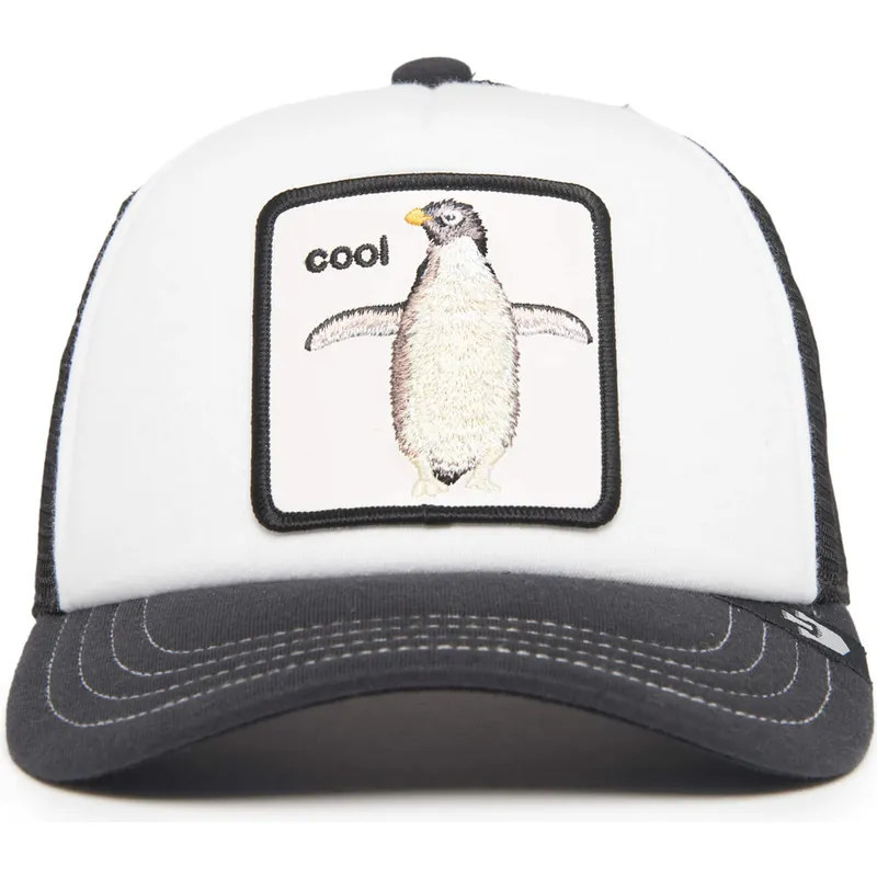 trucker-cap-weiss-und-schwarz-fur-jungen-pinguin-cool-tuxie-the-farm-von-goorin-bros