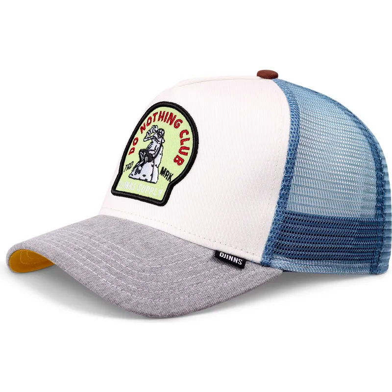 weisse-blaue-und-graue-trucker-cap-frog-do-nothing-club-hft-dnc-von-djinns
