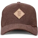 djinns-hft-waffle-cord-braune-trucker-kappe