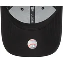 new-era-new-york-yankees-mlb-9forty-seasonal-infill-verstellbare-schwarze-kappe-mit-gebogenem-schirm