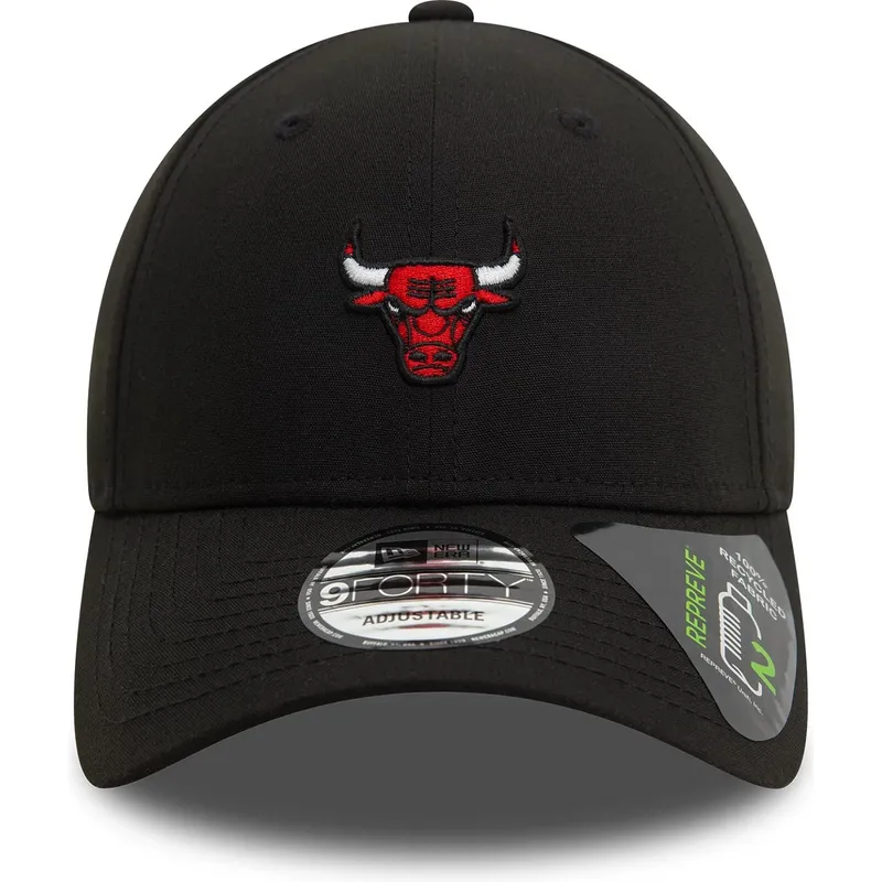 schwarze-verstellbare-curved-cap-9forty-repreve-mini-logo-der-chicago-bulls-nba-von-new-era