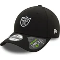 verstellbare-schwarze-9forty-repreve-kappe-mit-gebogenem-schirm-und-mini-logo-der-las-vegas-raiders-nfl-von-new-era