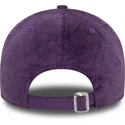 mutzen-gebogen-violett-verstellbares-band-9forty-cord-der-los-angeles-dodgers-mlb-von-new-era