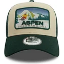 new-era-a-frame-ski-patch-cities-and-beaches-aspen-green-trucker-hat