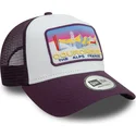 mutzen-gebogen-violett-snapback-a-frame-ski-patch-der-courchevel-ciudades-y-playas-von-new-era