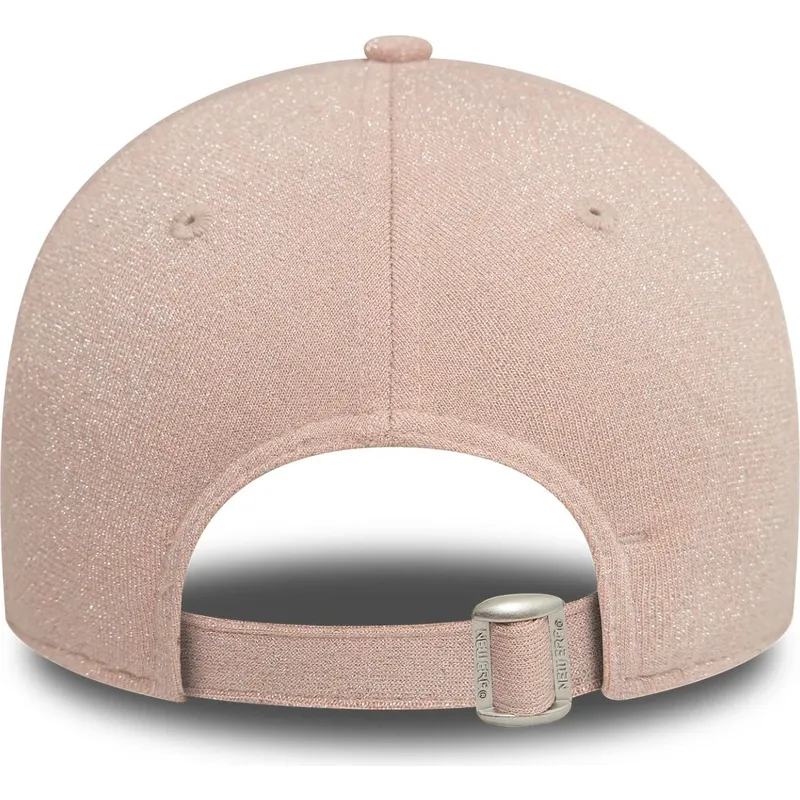 gebogene-rosa-verstellbare-damenkappe-9forty-glitter-der-new-york-yankees-mlb-von-new-era