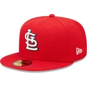 rote-angepasste-59fifty-ac-perf-flatcap-der-st-louis-cardinals-mlb-von-new-era