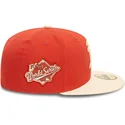 mutzen-flach-orange-angepasst-59fifty-side-patch-der-oakland-athletics-mlb-von-new-era
