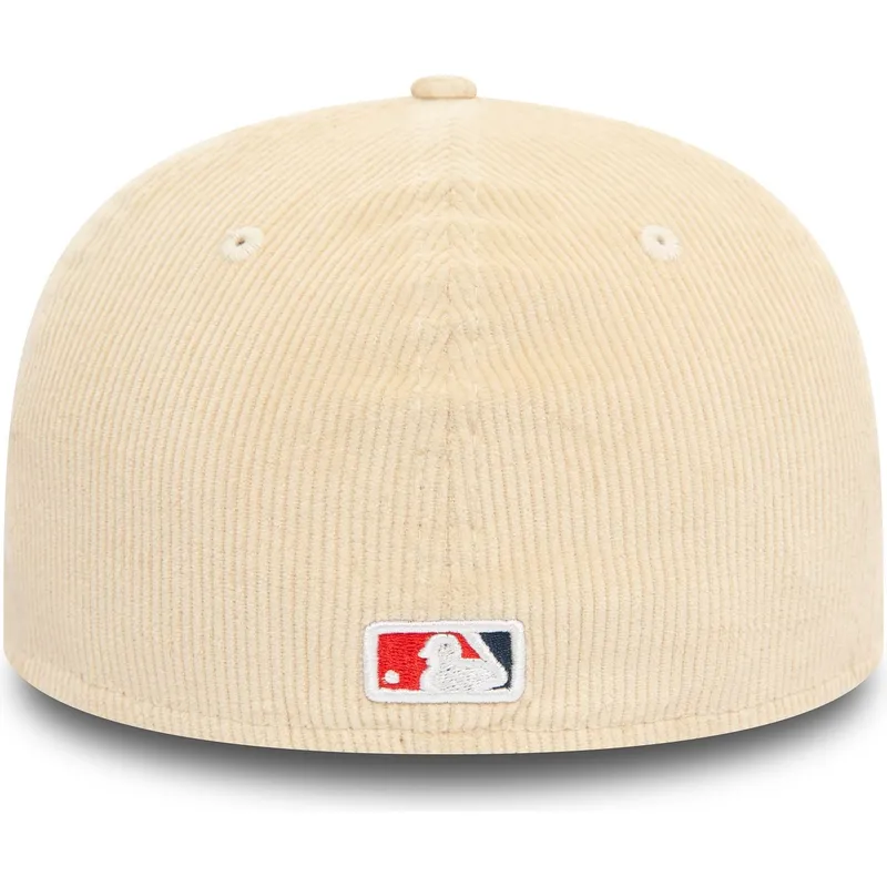new-era-new-york-yankees-mlb-59fifty-low-profile-cord-kappe-mit-gebogenem-schirm-in-beige-und-marineblau