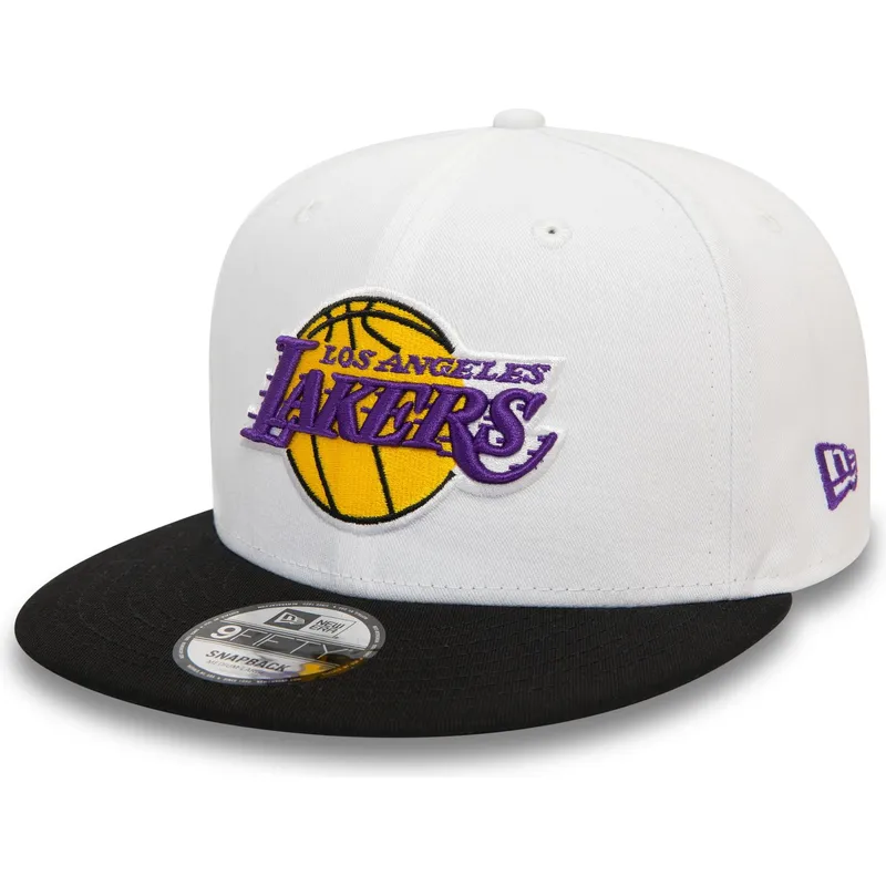 mutzen-flach-schwarz-snapback-9fifty-white-crown-patch-der-los-angeles-lakers-nba-von-new-era