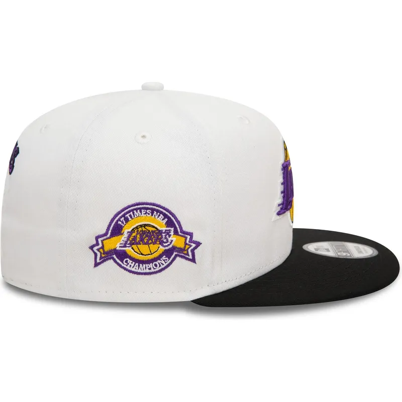 mutzen-flach-schwarz-snapback-9fifty-white-crown-patch-der-los-angeles-lakers-nba-von-new-era