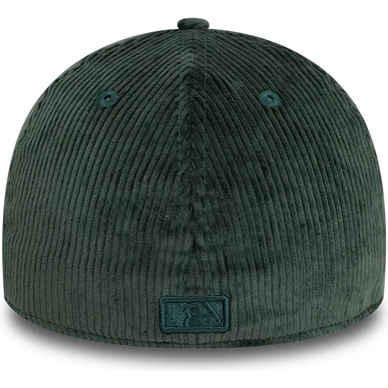 mutzen-gebogen-grun-angepasst-39thirty-cord-der-new-york-yankees-mlb-von-new-era