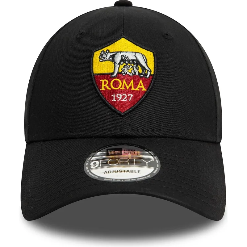 schwarze-verstellbare-curved-cap-9forty-core-der-associazione-sportiva-roma-serie-a-von-new-era