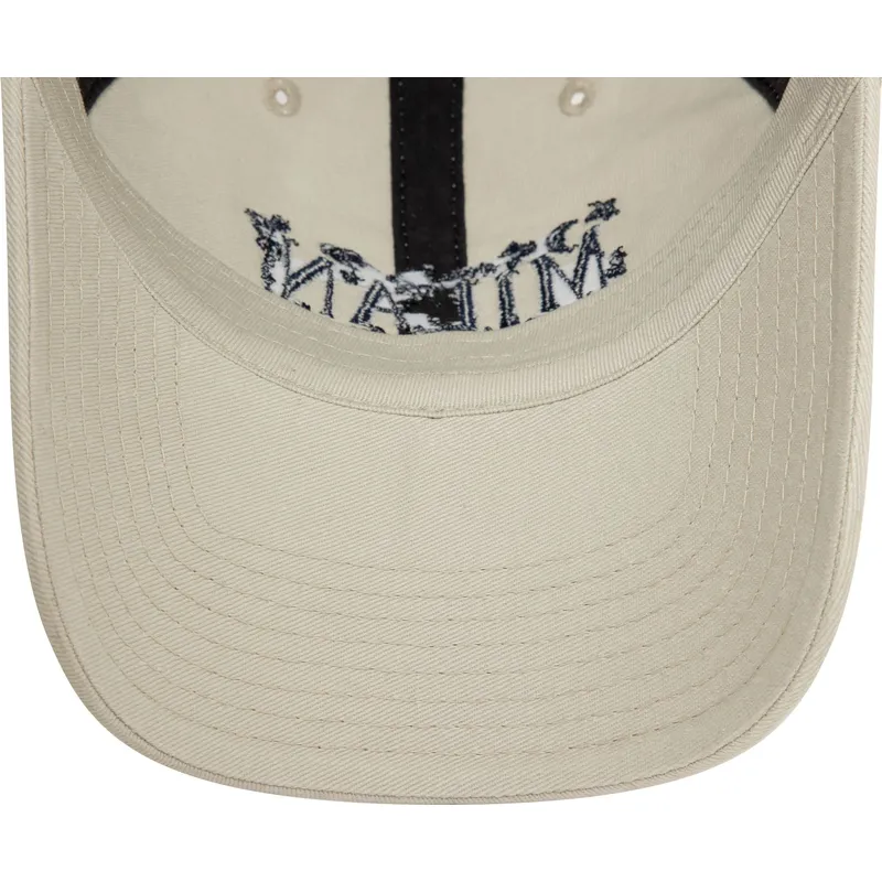 mutzen-gebogen-beige-verstellbares-band-9twenty-scribble-der-ac-milan-serie-a-von-new-era