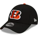 schwarze-verstellbare-gebogene-kappe-9forty-the-league-der-cincinnati-bengals-nfl-von-new-era