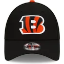 schwarze-verstellbare-gebogene-kappe-9forty-the-league-der-cincinnati-bengals-nfl-von-new-era