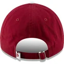 dunkelrote-verstellbare-curved-cap-9twenty-core-classic-der-philadelphia-phillies-mlb-von-new-era