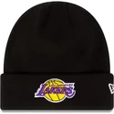 new-era-essential-cuff-los-angeles-lakers-nba-black-beanie