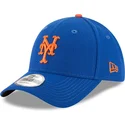 blaue-gebogene-verstellbare-kindercap-9forty-the-league-der-new-york-mets-mlb-von-new-era