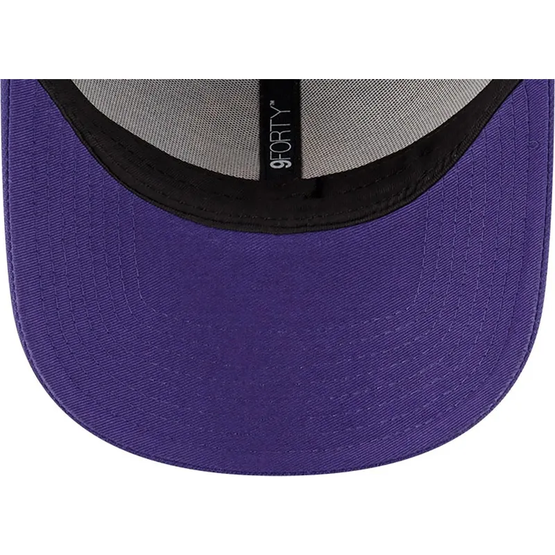 violette-verstellbare-curved-cap-9forty-the-league-der-phoenix-suns-nba-von-new-era