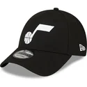 new-era-curved-brim-9forty-the-league-utah-jazz-nba-black-adjustable-cap