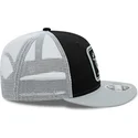 schwarze-und-graue-9fifty-low-profile-patch-trucker-kappe-der-las-vegas-raiders-nfl-von-new-era