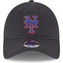 new-era-9twenty-core-classic-verstellbare-graue-kappe-mit-gebogenem-schirm-der-new-york-mets-mlb