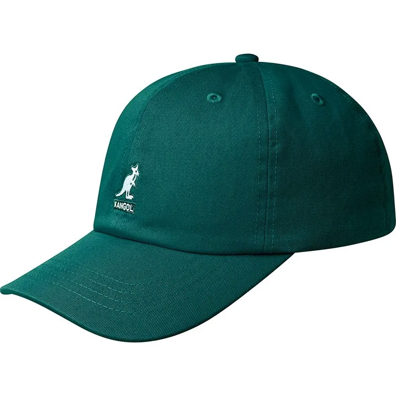 gorra-curva-verde-ajustable-washed-baseball-pine-de-kangol