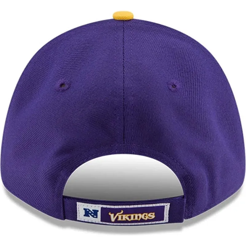 violette-verstellbare-curved-cap-9forty-the-league-der-minnesota-vikings-nfl-von-new-era