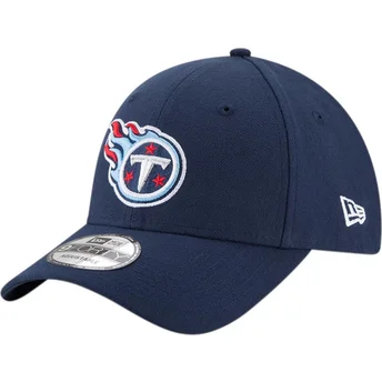 New Era Curved Brim 9FORTY The League Tennessee Titans NFL Adjustable Cap marineblau