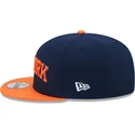 new-era-new-york-knicks-nba-9fifty-statement-snapback-kappe-in-marineblau-und-orange