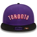 toronto-raptors-nba-new-era-9fifty-classic-lila-und-schwarze-snapback-flat-cap