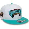 weisse-und-grune-flache-snapback-kappe-9fifty-classic-der-memphis-grizzlies-nba-von-new-era