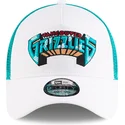 weisse-und-grune-trucker-kappe-a-frame-classic-der-memphis-grizzlies-nba-von-new-era