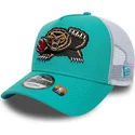 grune-und-weisse-a-frame-classic-trucker-kappe-der-memphis-grizzlies-nba-von-new-era