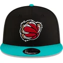schwarze-und-grune-flache-snapback-kappe-9fifty-classic-der-memphis-grizzlies-nba-von-new-era