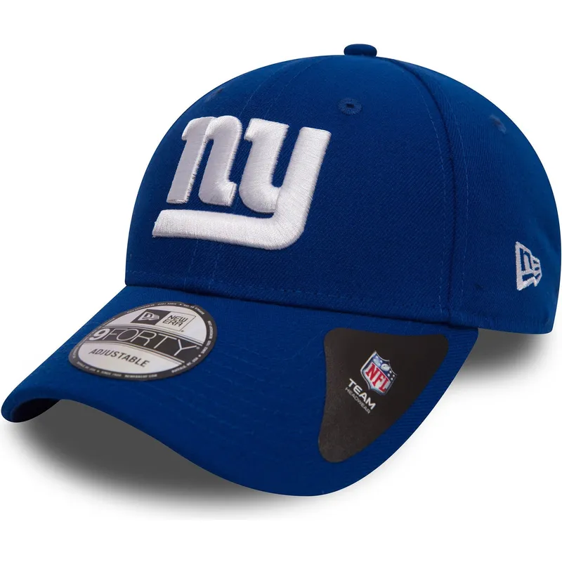 blaue-verstellbare-gebogene-kappe-9forty-the-league-der-new-york-giants-nfl-von-new-era