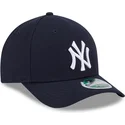 new-era-curved-brim-9forty-m-crown-player-replica-new-york-yankees-mlb-navy-blue-snapback-cap