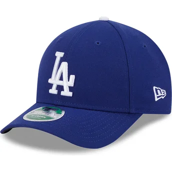 Blaue gebogene Snapback-Kappe 9FORTY M-Crown Player Replica der Los Angeles Dodgers MLB von New Era