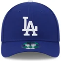 blaue-gebogene-snapback-kappe-9forty-m-crown-player-replica-der-los-angeles-dodgers-mlb-von-new-era