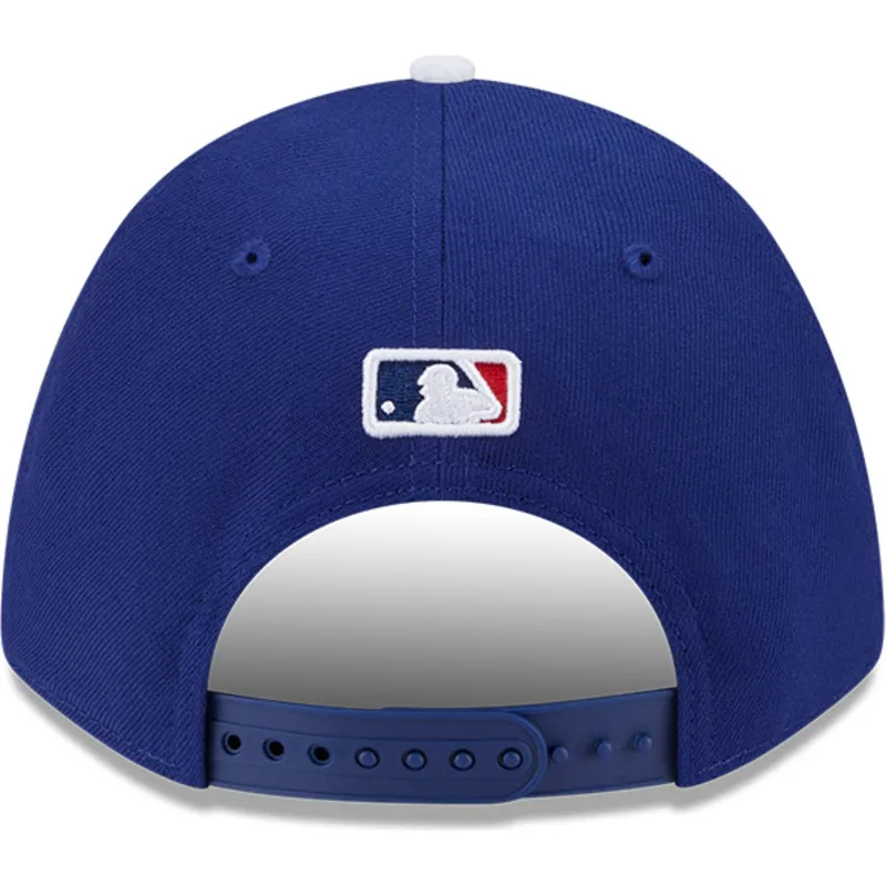 blaue-gebogene-snapback-kappe-9forty-m-crown-player-replica-der-los-angeles-dodgers-mlb-von-new-era