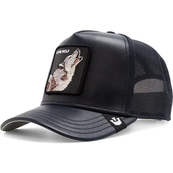 Trucker Cap marineblau Wolf Lone Shleather Wolf The Farm von Goorin Bros.